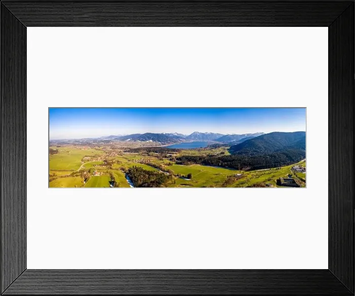 Framed Print : Tegernsee lake in the Bavarian Alps. Aerial Panorama. Spring. Germany Framed Print : Tegernsee lake in the Bavarian Alps. Aerial Panorama. Spring. Germany