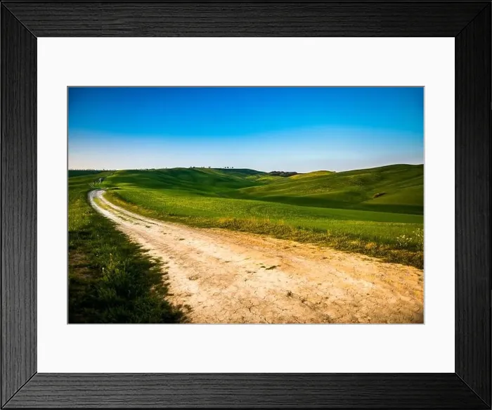 Framed Print : beautiful panorama of sunset in the Tuscany Hills Framed Print : beautiful panorama of sunset in the Tuscany Hills