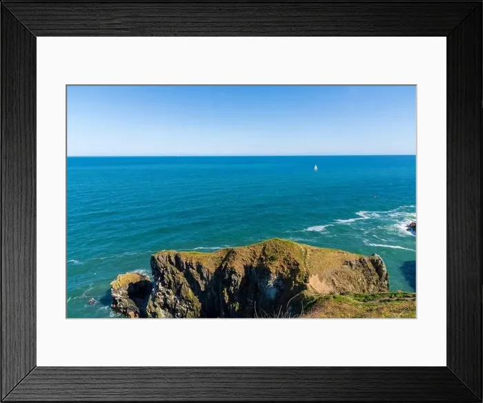 Framed Print : Aerial view of Baily Lighthouse, Howth North Dublin Framed Print : Aerial view of Baily Lighthouse, Howth North Dublin