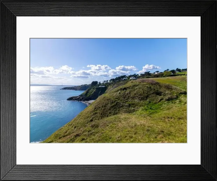 Framed Print : Aerial view of Baily Lighthouse, Howth North Dublin Framed Print : Aerial view of Baily Lighthouse, Howth North Dublin