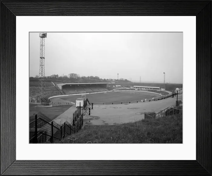 Framed Print : 1993, Odsall Stadium Rugby League ground, Bradford, West Yorkshire, Northern England, UK Framed Print : 1993, Odsall Stadium Rugby League ground, Bradford, West Yorkshire, Northern England, UK