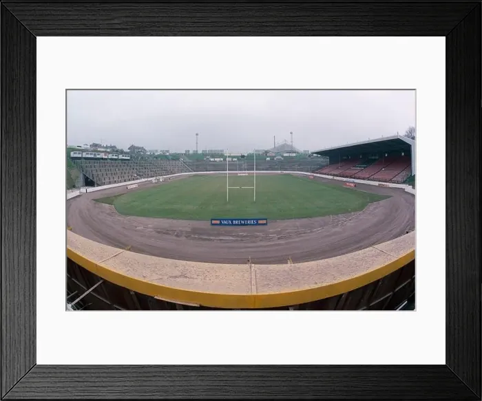 Framed Print : 1993, Odsall Stadium Rugby League ground, Bradford, West Yorkshire, Northern England, UK Framed Print : 1993, Odsall Stadium Rugby League ground, Bradford, West Yorkshire, Northern England, UK