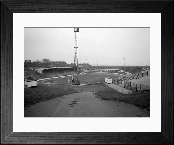 Framed Print : 1993, Odsall Stadium Rugby League ground, Bradford, West Yorkshire, Northern England, UK Framed Print : 1993, Odsall Stadium Rugby League ground, Bradford, West Yorkshire, Northern England, UK