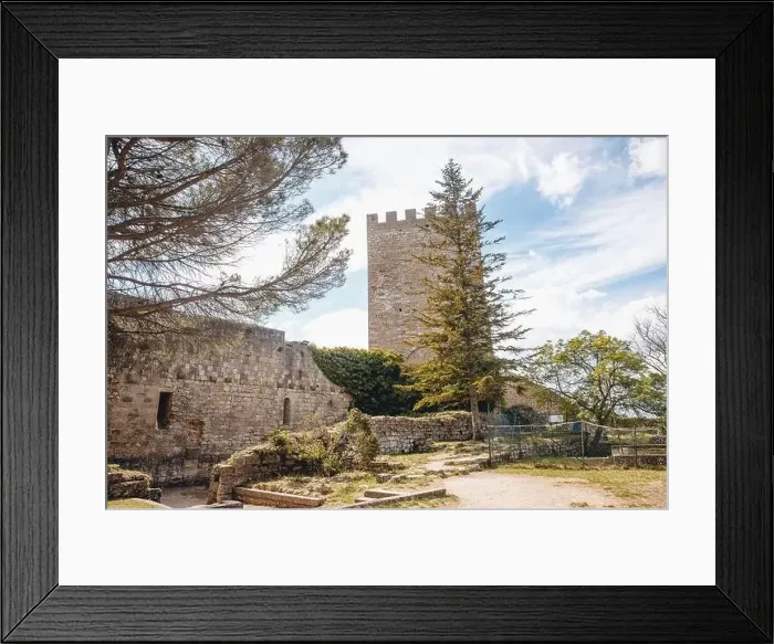 Framed Print : Castello di lombardia in Enna Sicily, Italy Framed Print : Castello di lombardia in Enna Sicily, Italy