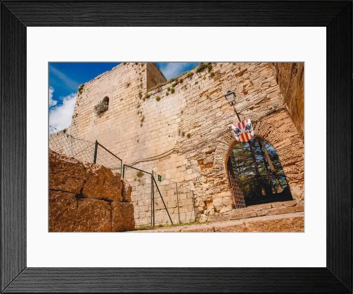 Framed Print : Castello di lombardia in Enna Sicily, Italy Framed Print : Castello di lombardia in Enna Sicily, Italy