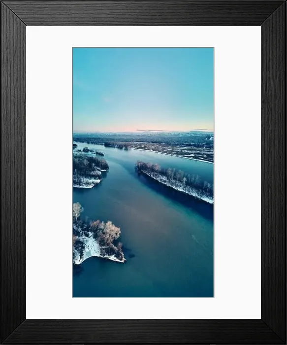 Framed Print : Panoramic aerial view: beautiful spring landscape Framed Print : Panoramic aerial view: beautiful spring landscape