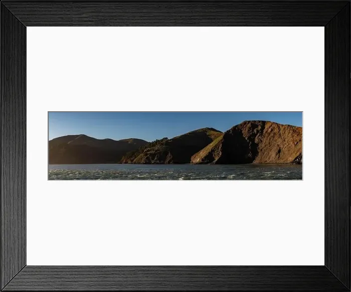 Framed Print : Island scenic of brown island from the san francisco bay near Alcatraz island Framed Print : Island scenic of brown island from the san francisco bay near Alcatraz island