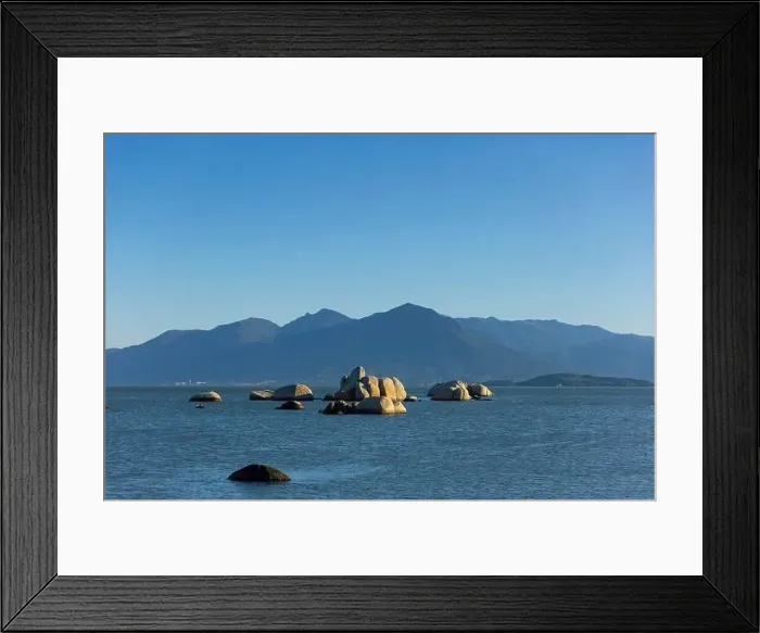 Framed Print : late afternoon at Itaguaçu beach, Florianópolis, Santa Catarina, Brazil Framed Print : late afternoon at Itaguaçu beach, Florianópolis, Santa Catarina, Brazil