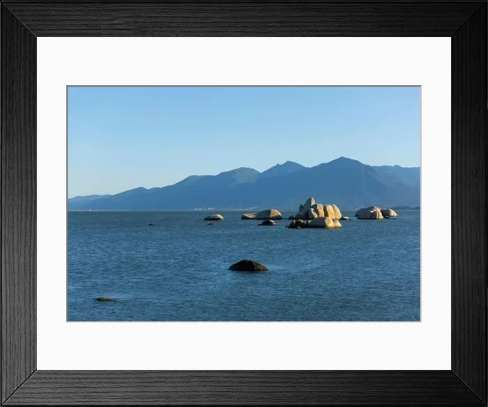 Framed Print : late afternoon at Itaguaçu beach, Florianópolis, Santa Catarina, Brazil Framed Print : late afternoon at Itaguaçu beach, Florianópolis, Santa Catarina, Brazil