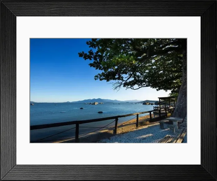 Framed Print : late afternoon at Itaguaçu beach, Florianópolis, Santa Catarina, Brazil Framed Print : late afternoon at Itaguaçu beach, Florianópolis, Santa Catarina, Brazil