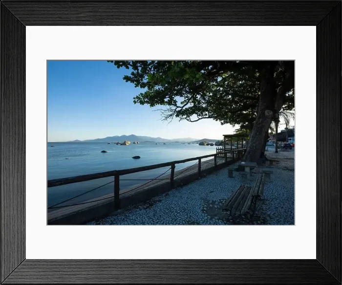 Framed Print : late afternoon at Itaguaçu beach, Florianópolis, Santa Catarina, Brazil Framed Print : late afternoon at Itaguaçu beach, Florianópolis, Santa Catarina, Brazil