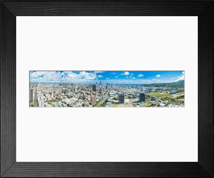 Framed Print : Aerial view of kaohsiung city. Taiwan Framed Print : Aerial view of kaohsiung city. Taiwan