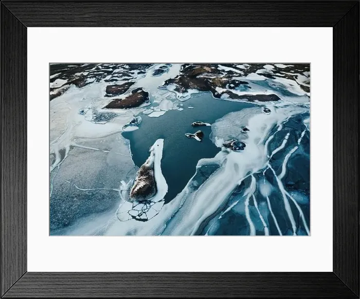 Framed Print : Aerial drone top view glacier iceland Sólheimajökull, Melting Ice, Climate Change and Global Warming Concept Framed Print : Aerial drone top view glacier iceland Sólheimajökull, Melting Ice, Climate Change and Global Warming Concept