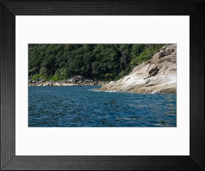 Framed Print : Small island in the middle of the sea Framed Print : Small island in the middle of the sea