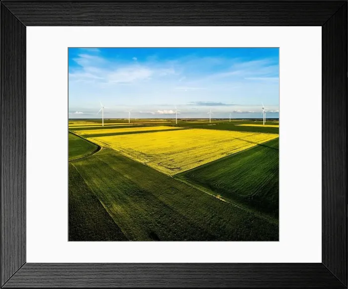 Framed Print : Wind turbines in Jurbarkas, Lithuania Framed Print : Wind turbines in Jurbarkas, Lithuania