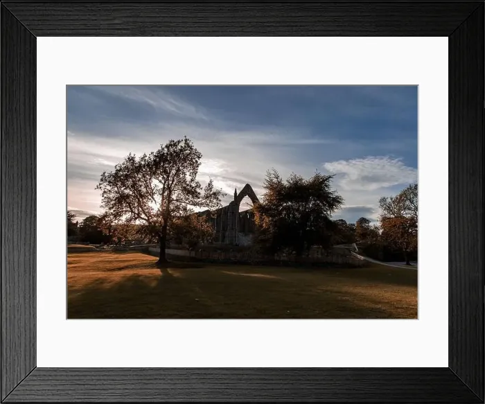 Framed Print : Bolton Abbey in Wharfedale, North Yorkshire Framed Print : Bolton Abbey in Wharfedale, North Yorkshire