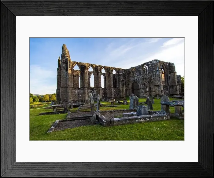 Framed Print : Bolton Abbey in Wharfedale, North Yorkshire Framed Print : Bolton Abbey in Wharfedale, North Yorkshire