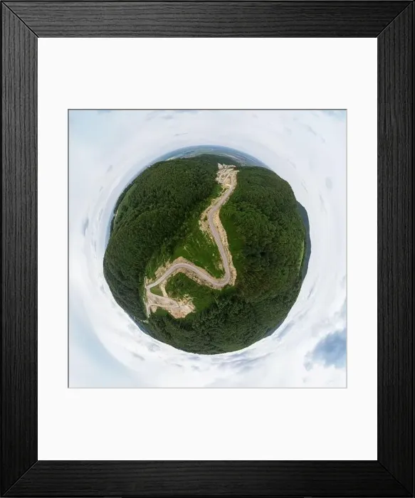 Framed Print : 360 spherical panorama Framed Print : 360 spherical panorama