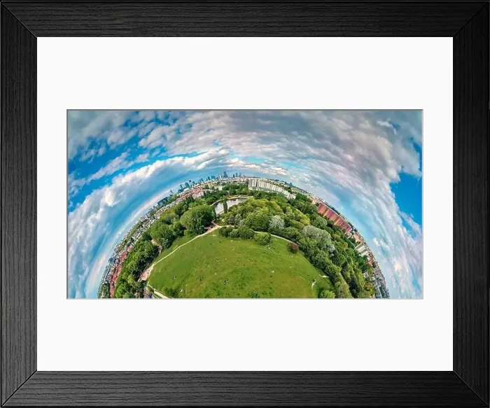 Framed Print : A beautiful panoramic view of the sunset in a fabulous May evening on Szczesliwice Park - a former village Framed Print : A beautiful panoramic view of the sunset in a fabulous May evening on Szczesliwice Park - a former village