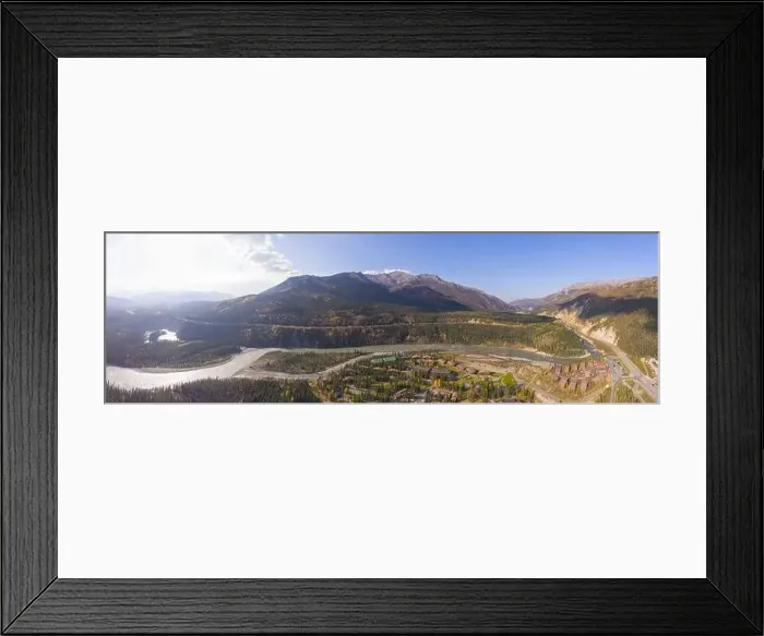 Framed Print : Denali National Park, Nenana River and Alaska Route 3 aka George Parks Highway aerial view in fall Framed Print : Denali National Park, Nenana River and Alaska Route 3 aka George Parks Highway aerial view in fall
