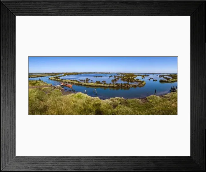 Framed Print : Aerial View of esteiro da Tojeira near the Aveiro Lagoon at Murtosa, Aveiro, Portugal Framed Print : Aerial View of esteiro da Tojeira near the Aveiro Lagoon at Murtosa, Aveiro, Portugal