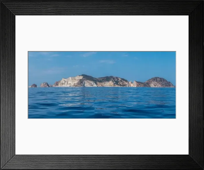 Framed Print : View of the harbor and port at Ponza island in the summer season Framed Print : View of the harbor and port at Ponza island in the summer season