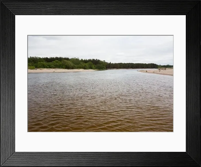 Framed Print : City Carnikava, Latvia. Green nature in summer with River Gauja and waves. 03.06.2020 Framed Print : City Carnikava, Latvia. Green nature in summer with River Gauja and waves. 03.06.2020