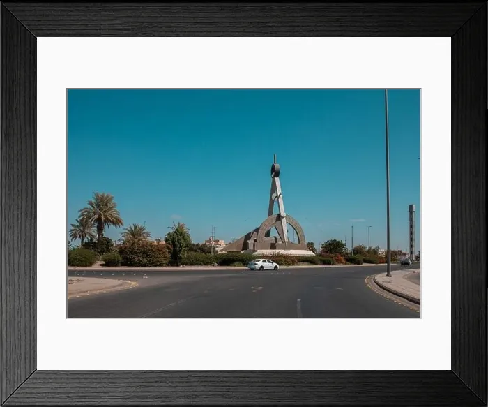 Framed Print : Instruments Round about, Jeddah, Saudi Arabia, 2020 Framed Print : Instruments Round about, Jeddah, Saudi Arabia, 2020