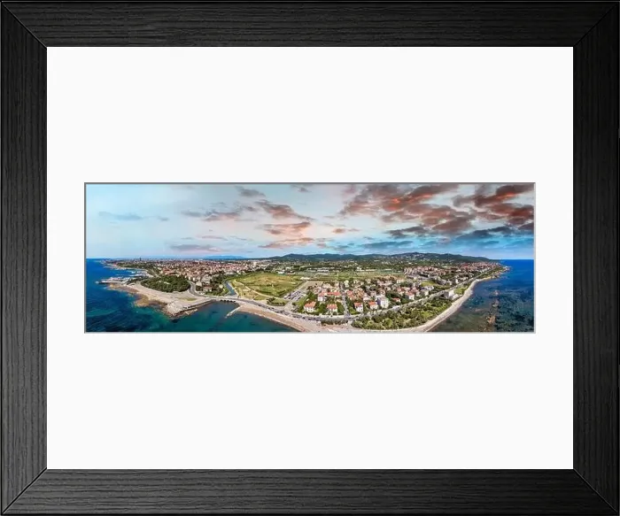 Framed Print : Amazing aerial view of Livorno and Lungomare, famous town of Tuscany. Italian coast from the drone Framed Print : Amazing aerial view of Livorno and Lungomare, famous town of Tuscany. Italian coast from the drone
