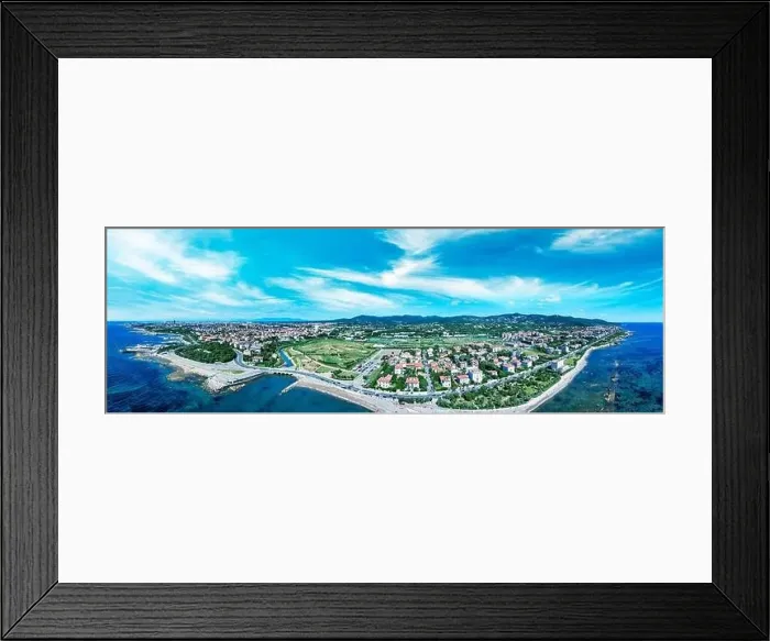 Framed Print : Amazing aerial view of Livorno and Lungomare, famous town of Tuscany. Italian coast from the drone Framed Print : Amazing aerial view of Livorno and Lungomare, famous town of Tuscany. Italian coast from the drone