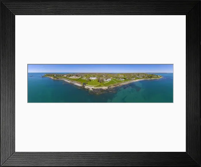 Framed Print : Historic Rosecliff aerial view at Newport Framed Print : Historic Rosecliff aerial view at Newport