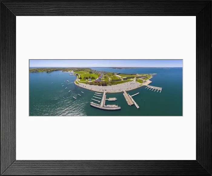 Framed Print : Fort Adams aerial view on Ocean Drive in Fort Adams State Park at Newport, Rhode Island RI, USA Framed Print : Fort Adams aerial view on Ocean Drive in Fort Adams State Park at Newport, Rhode Island RI, USA