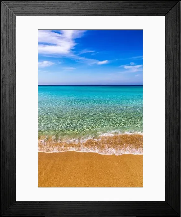 Framed Print : Beautiful turquoise beach Falasarna (Falassarna) in Crete Framed Print : Beautiful turquoise beach Falasarna (Falassarna) in Crete