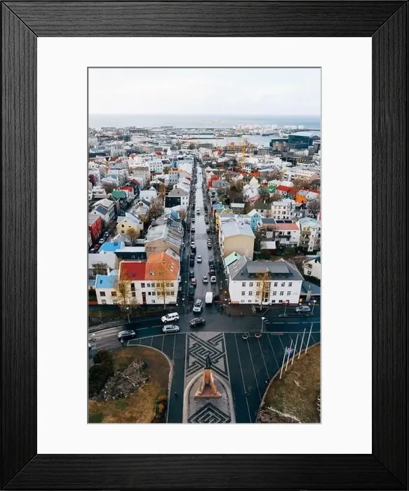 Framed Print : Hallgrimskirkja is the largest church in Iceland and a well known landmark in Reykjavik Framed Print : Hallgrimskirkja is the largest church in Iceland and a well known landmark in Reykjavik