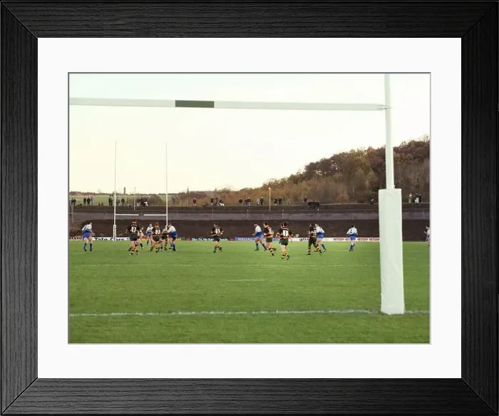 Framed Print : Rugby league game, Hunslet RLFC, at the opening of South Leeds stadium, west Yorkshire, northern England, UK Framed Print : Rugby league game, Hunslet RLFC, at the opening of South Leeds stadium, west Yorkshire, northern England, UK