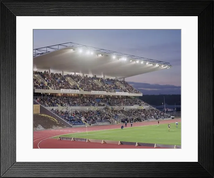 Framed Print : Rugby league game, Hunslet RLFC, at the opening of South Leeds stadium, west Yorkshire, northern England, UK Framed Print : Rugby league game, Hunslet RLFC, at the opening of South Leeds stadium, west Yorkshire, northern England, UK