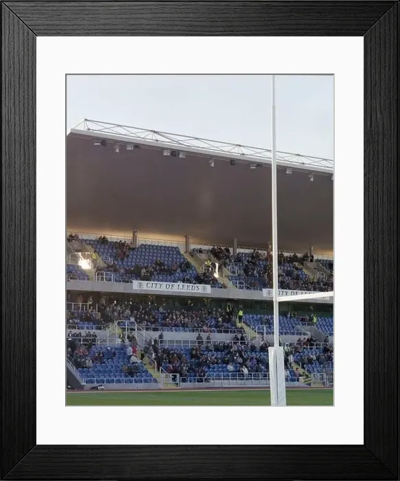 Framed Print : Rugby league game, Hunslet RLFC, at the opening of South Leeds stadium, west Yorkshire, northern England, UK Framed Print : Rugby league game, Hunslet RLFC, at the opening of South Leeds stadium, west Yorkshire, northern England, UK