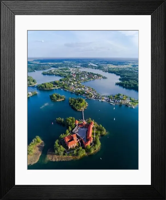 Framed Print : castle panorama Framed Print : castle panorama