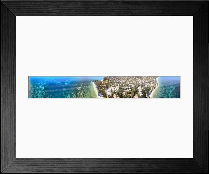 Framed Print : Elba Island, Italy. Amazing downward aerial view from drone of Capo Bianco and Padulella Beach near Portoferraio Framed Print : Elba Island, Italy. Amazing downward aerial view from drone of Capo Bianco and Padulella Beach near Portoferraio
