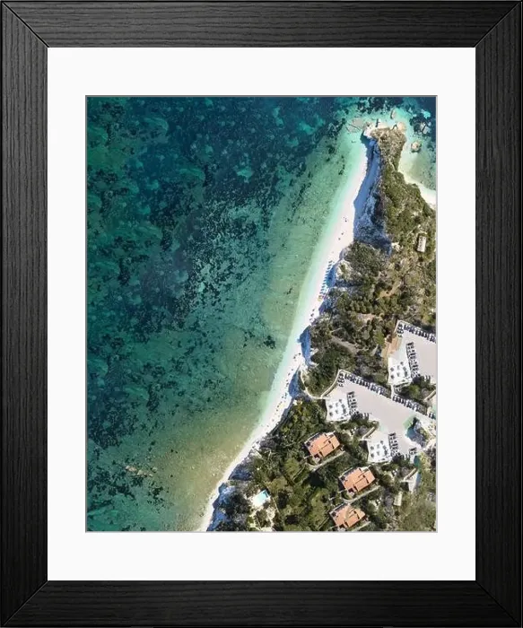 Framed Print : Elba Island, Italy. Amazing downward aerial view from drone of Capo Bianco and Padulella Beach near Portoferraio Framed Print : Elba Island, Italy. Amazing downward aerial view from drone of Capo Bianco and Padulella Beach near Portoferraio