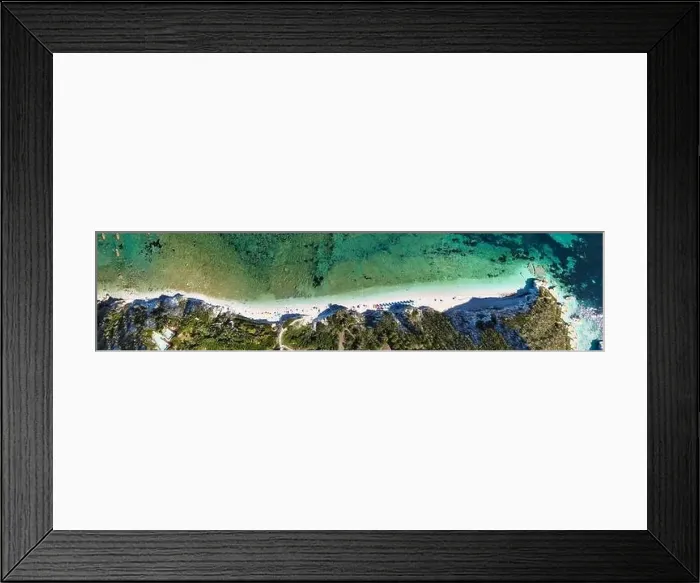 Framed Print : Elba Island, Italy. Amazing downward aerial view from drone of Capo Bianco and Padulella Beach near Portoferraio Framed Print : Elba Island, Italy. Amazing downward aerial view from drone of Capo Bianco and Padulella Beach near Portoferraio