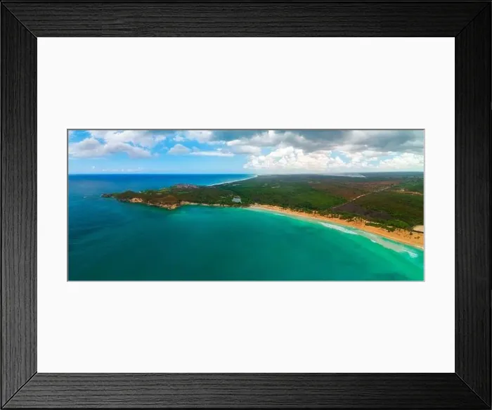 Framed Print : Aerial view of tropical beach. Macao beach, Dominican republic Framed Print : Aerial view of tropical beach. Macao beach, Dominican republic