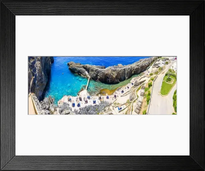 Framed Print : Pirates Fjord named Kalypso in Crete island, Greece Framed Print : Pirates Fjord named Kalypso in Crete island, Greece
