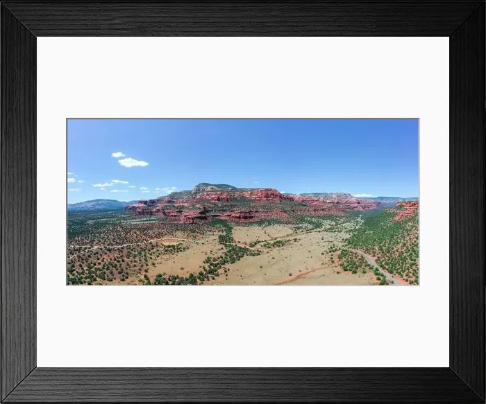 Framed Print : A Red Sedona Canyon captured from an Aerial Drone at an altitude of 40 meters Framed Print : A Red Sedona Canyon captured from an Aerial Drone at an altitude of 40 meters