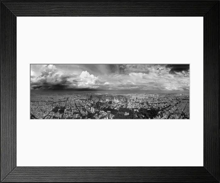 Framed Print : Black and white aerial panorama of Ho Chi Minh City or Saigon Vietnam with dramatic tropical sky Framed Print : Black and white aerial panorama of Ho Chi Minh City or Saigon Vietnam with dramatic tropical sky