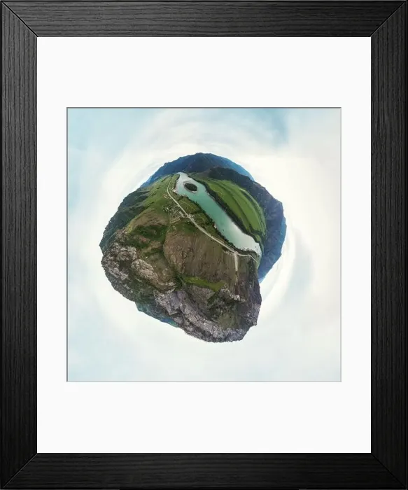 Framed Print : 360 spherical panorama of Katun river Framed Print : 360 spherical panorama of Katun river
