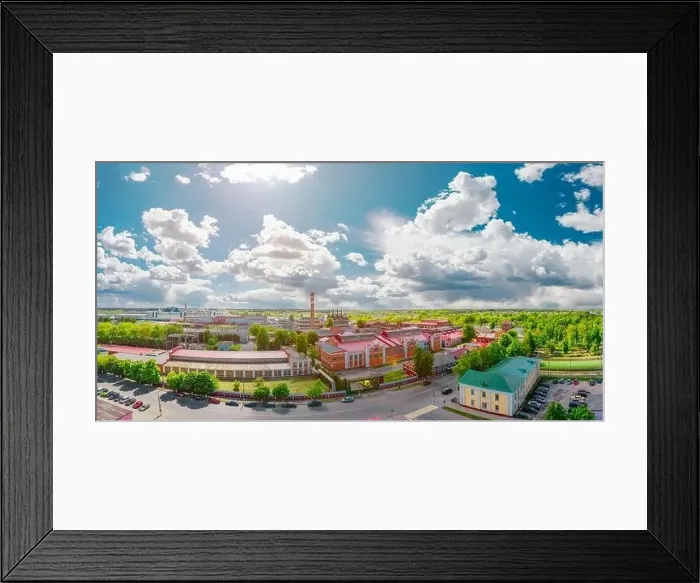 Framed Print : City panorama. Old architecture Framed Print : City panorama. Old architecture