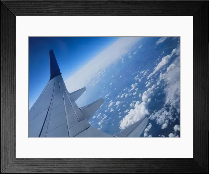 Framed Print : Aerial view of the Earth landscape. Space edge Earth view from airplane porthole with littered horizon Framed Print : Aerial view of the Earth landscape. Space edge Earth view from airplane porthole with littered horizon