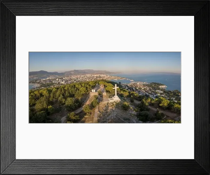 Framed Print : Split, Croatia - August 17 2019 Framed Print : Split, Croatia - August 17 2019