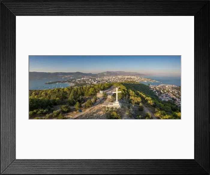 Framed Print : Split, Croatia - August 17 2019 Framed Print : Split, Croatia - August 17 2019